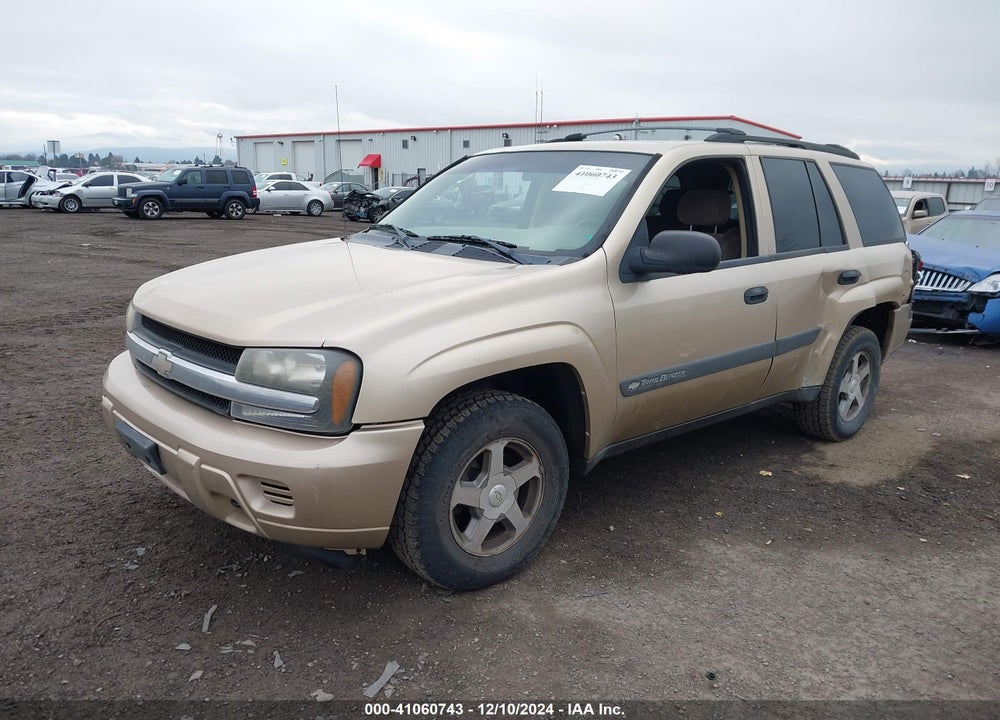2004 CHEVROLET TRAILBLAZER LS VIN: 1GNDT13S642238299