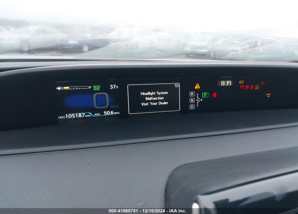 2016 TOYOTA PRIUS THREE VIN: JTDKARFUXG3017224