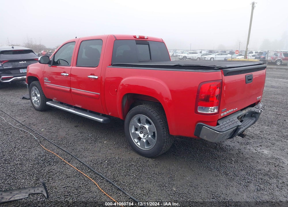 2011 GMC SIERRA 1500 SLE VIN: 3GTP1VE02BG407866