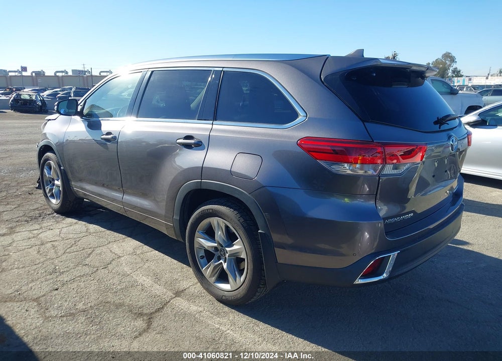 2019 TOYOTA HIGHLANDER LIMITED VIN: 5TDDZRFH3KS970983