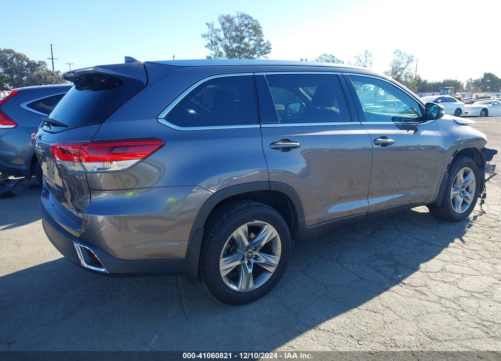 2019 TOYOTA HIGHLANDER LIMITED VIN: 5TDDZRFH3KS970983