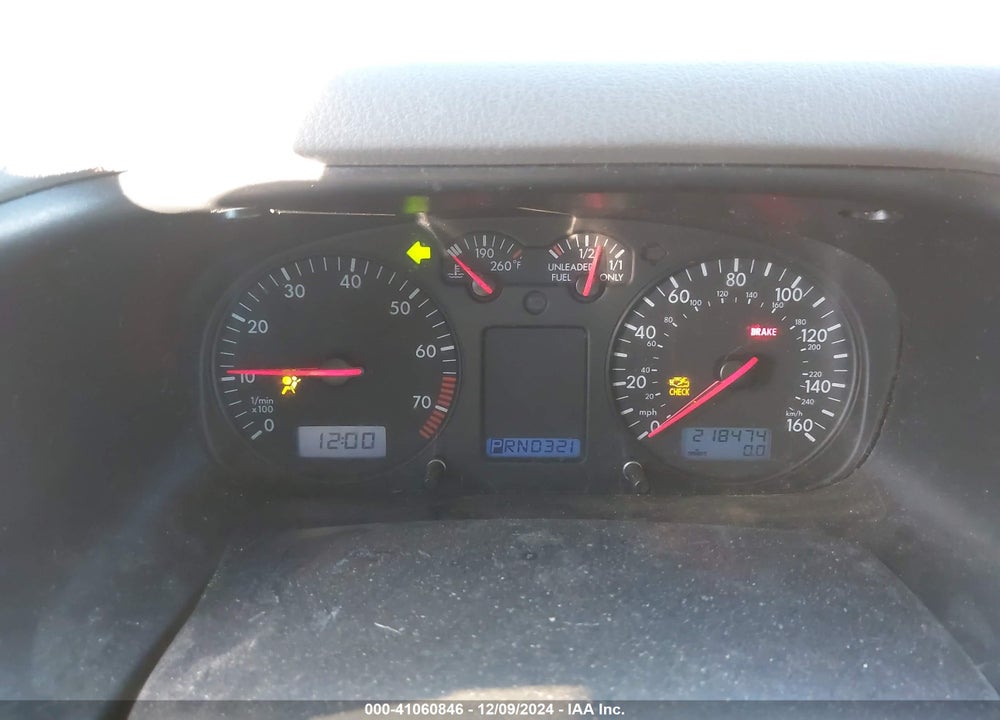 2003 VOLKSWAGEN EUROVAN MV VIN: WV2MB47043H038315