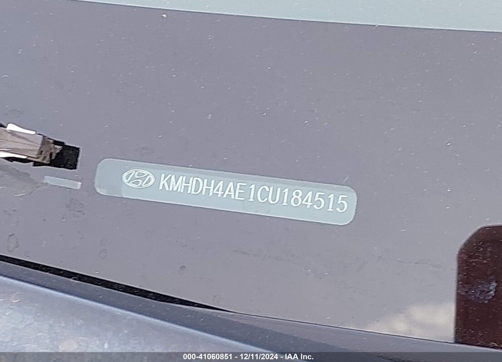 2012 HYUNDAI ELANTRA GLS (ULSAN PLANT) VIN: KMHDH4AE1CU184515