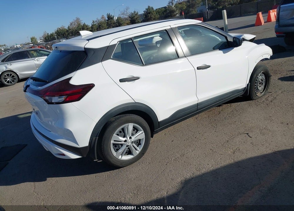 2022 NISSAN KICKS S XTRONIC CVT VIN: 3N1CP5BVXNL492032