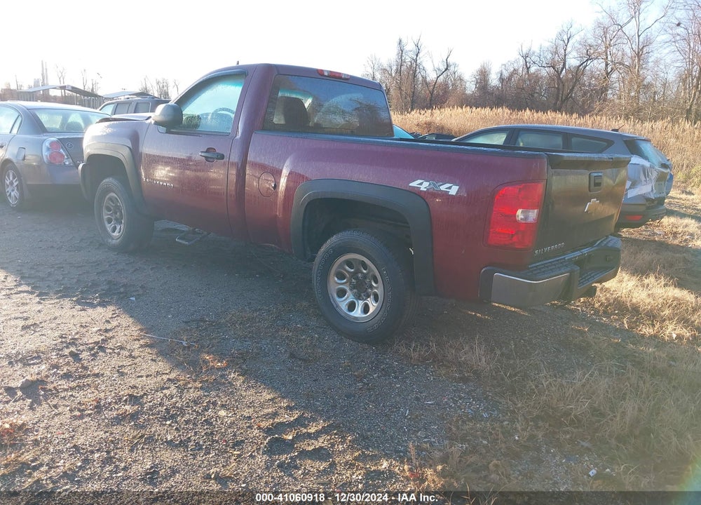 2009 CHEVROLET SILVERADO 1500 WORK TRUCK VIN: 1GCEK14X39Z234607