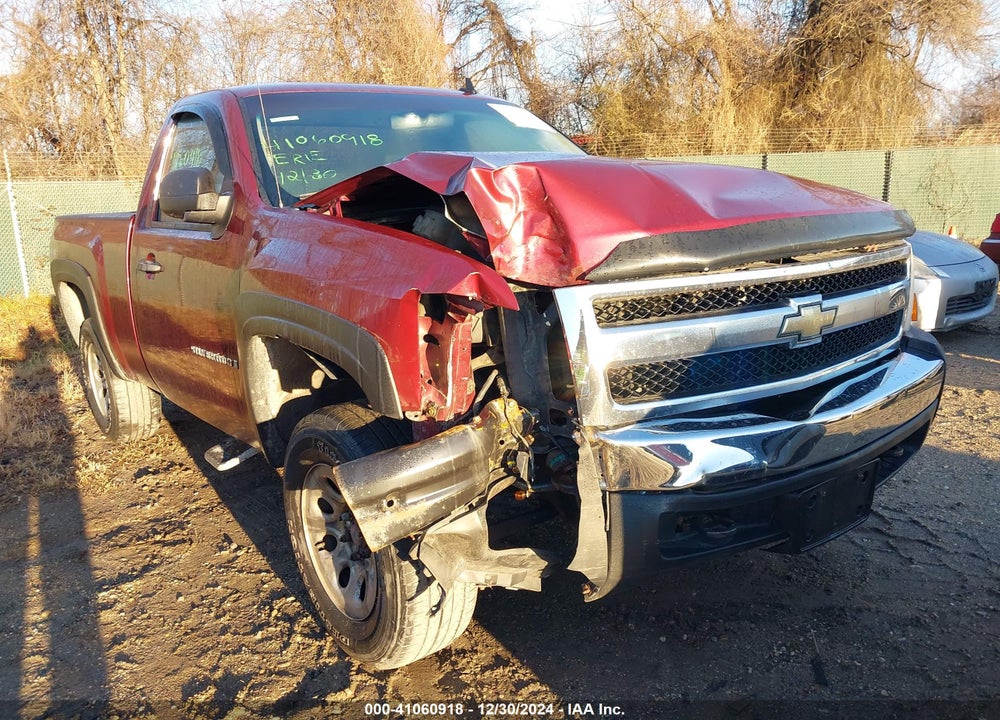 2009 CHEVROLET SILVERADO 1500 WORK TRUCK VIN: 1GCEK14X39Z234607