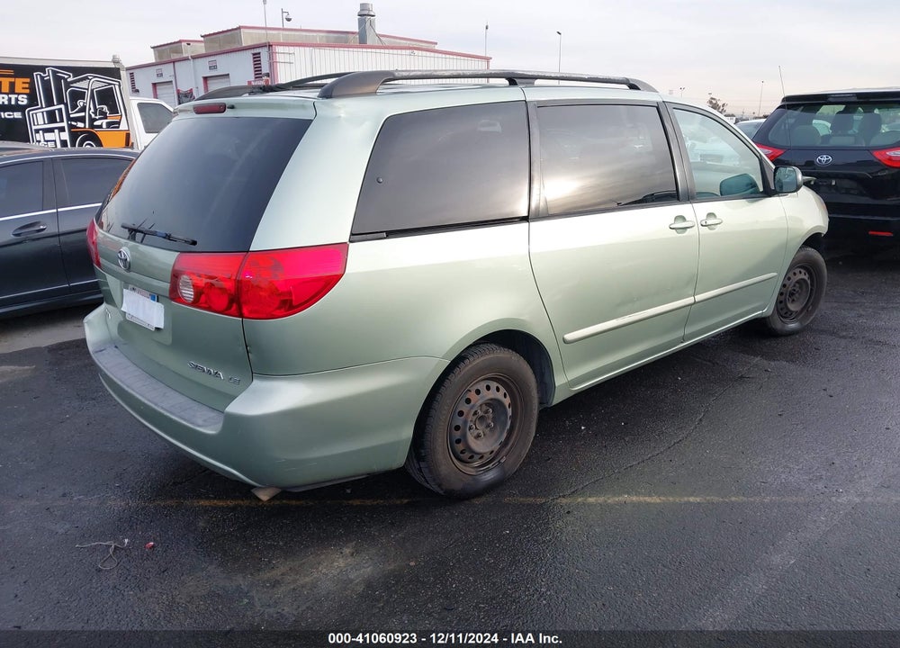 2008 TOYOTA SIENNA LE VIN: 5TDZK23C58S133977