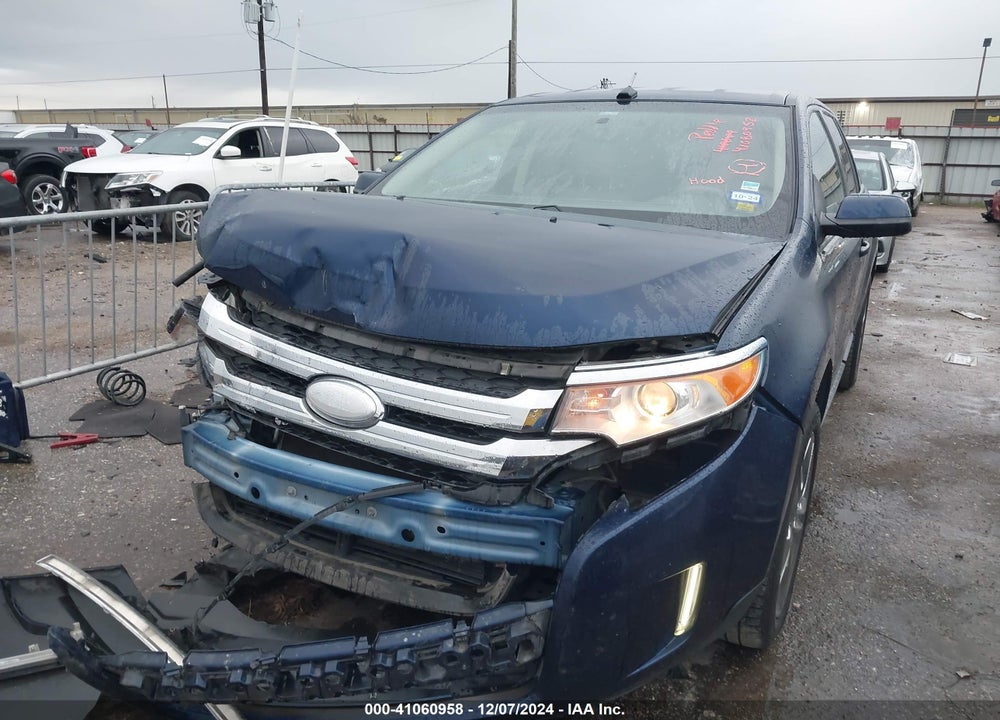 2012 FORD EDGE SEL VIN: 2FMDK3J96CBA49535