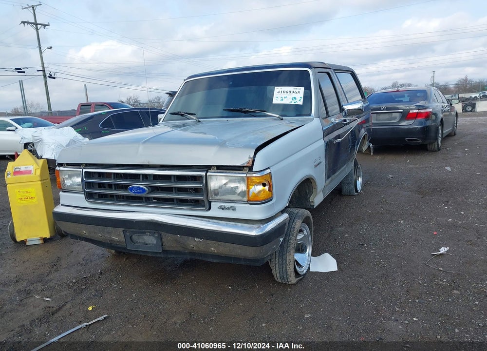 1990 FORD BRONCO U100 VIN: 1FMEU15H4LLA76138