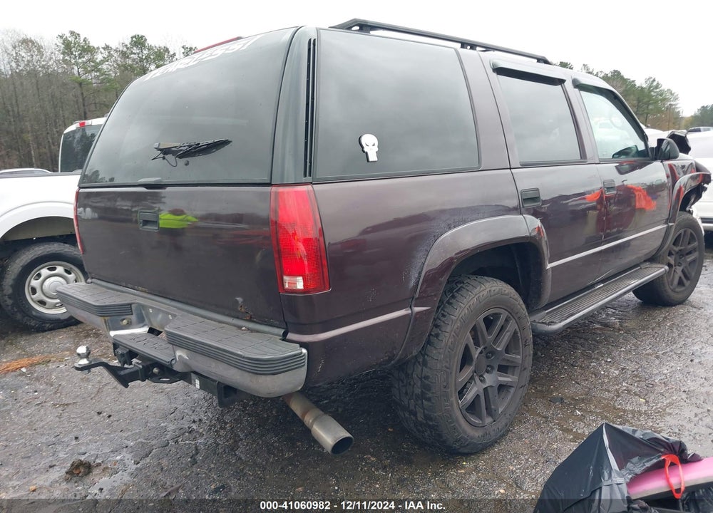1997 GMC YUKON SLE VIN: 1GKEK13R7VJ731191