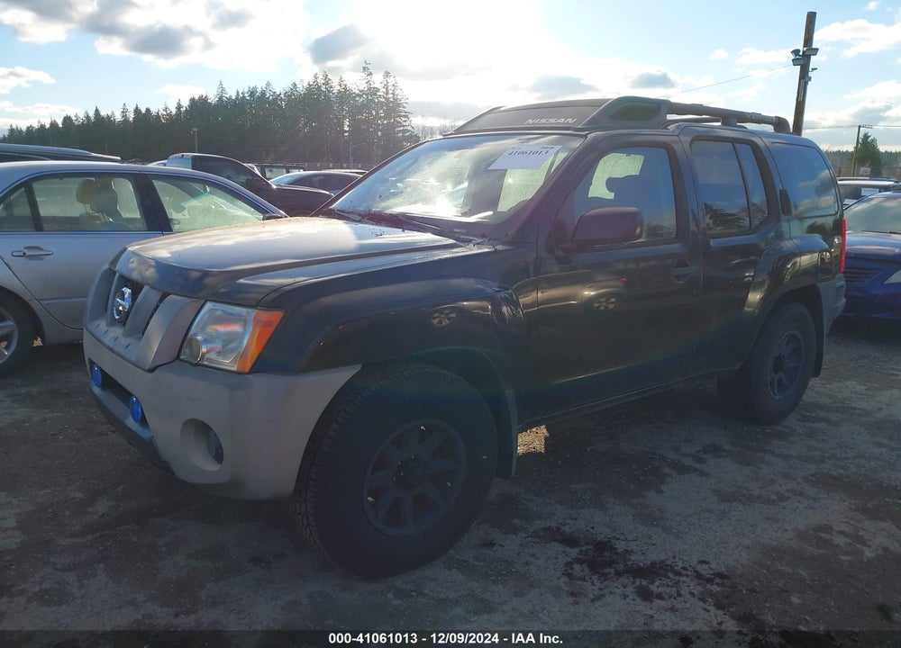 2008 NISSAN XTERRA S VIN: 5N1AN08U38C507977