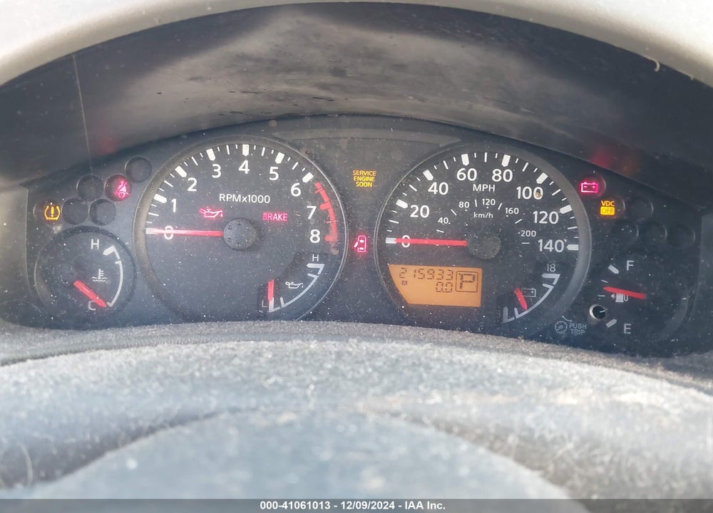 2008 NISSAN XTERRA S VIN: 5N1AN08U38C507977