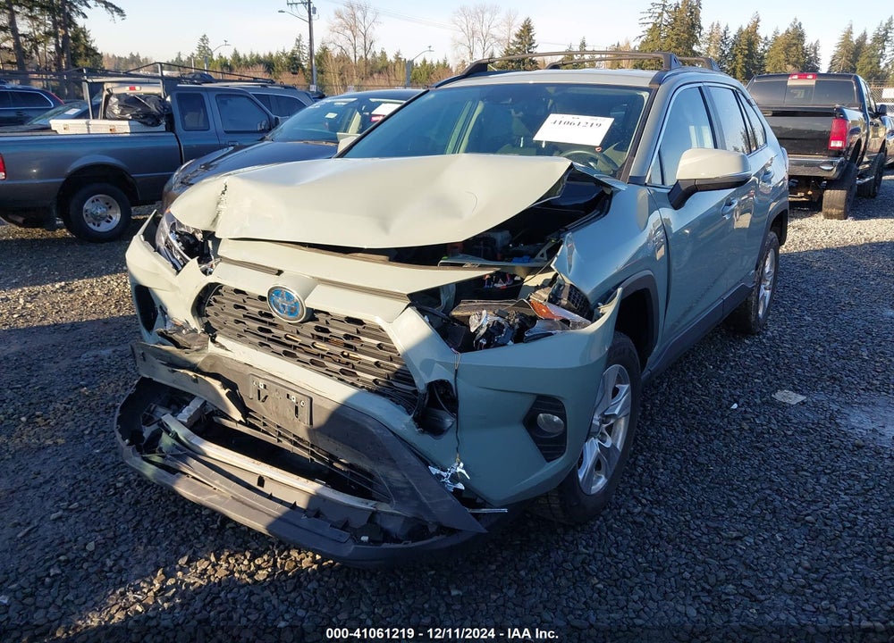 2021 TOYOTA RAV4 HYBRID XLE VIN: 4T3RWRFV1MU037945