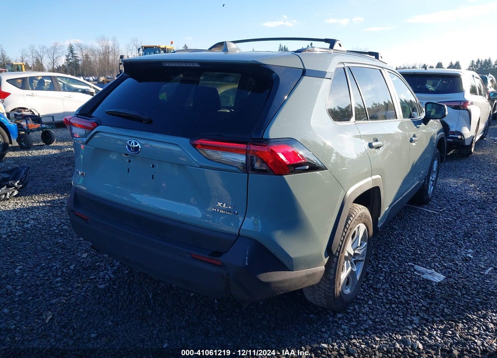 2021 TOYOTA RAV4 HYBRID XLE VIN: 4T3RWRFV1MU037945