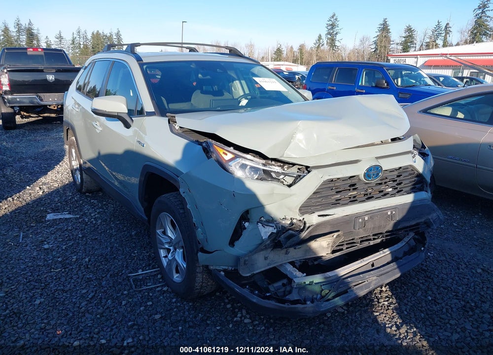 2021 TOYOTA RAV4 HYBRID XLE VIN: 4T3RWRFV1MU037945