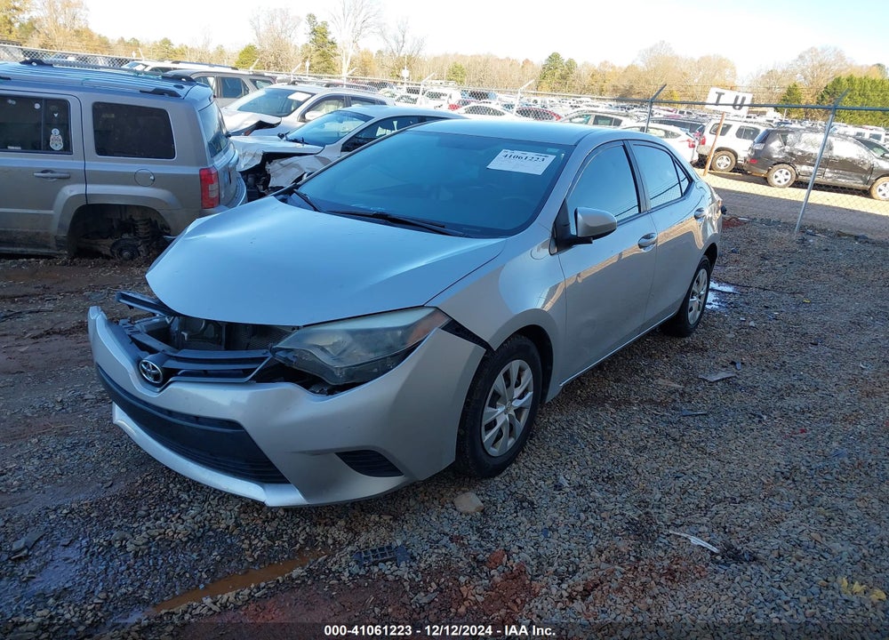 2014 TOYOTA COROLLA L VIN: 2T1BURHEXEC108673