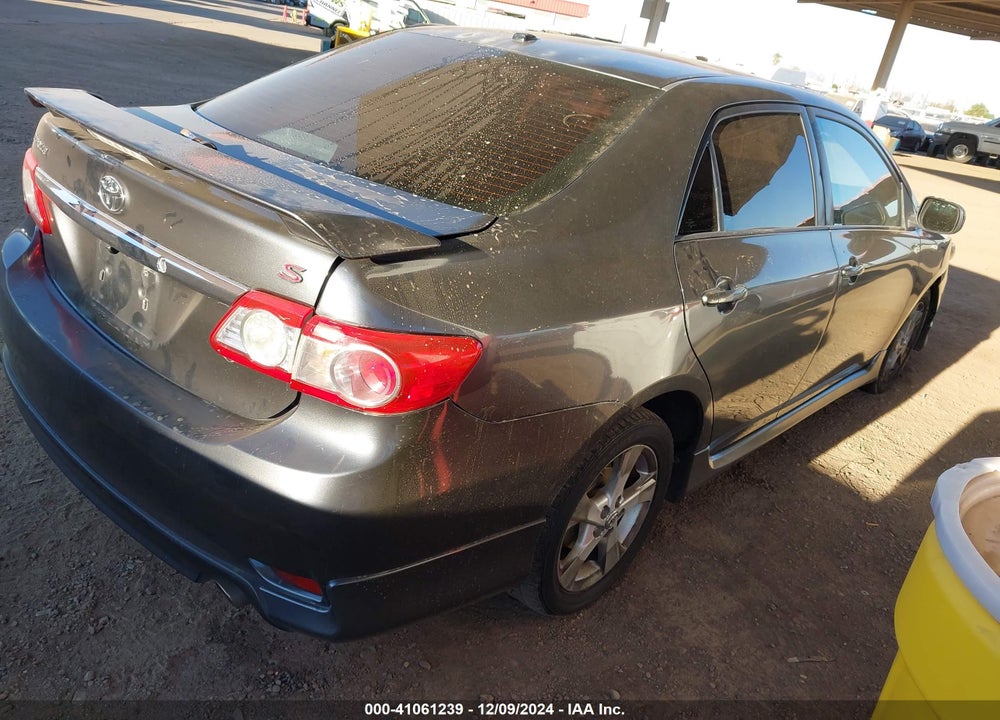 2011 TOYOTA COROLLA S VIN: 2T1BU4EE9BC641617