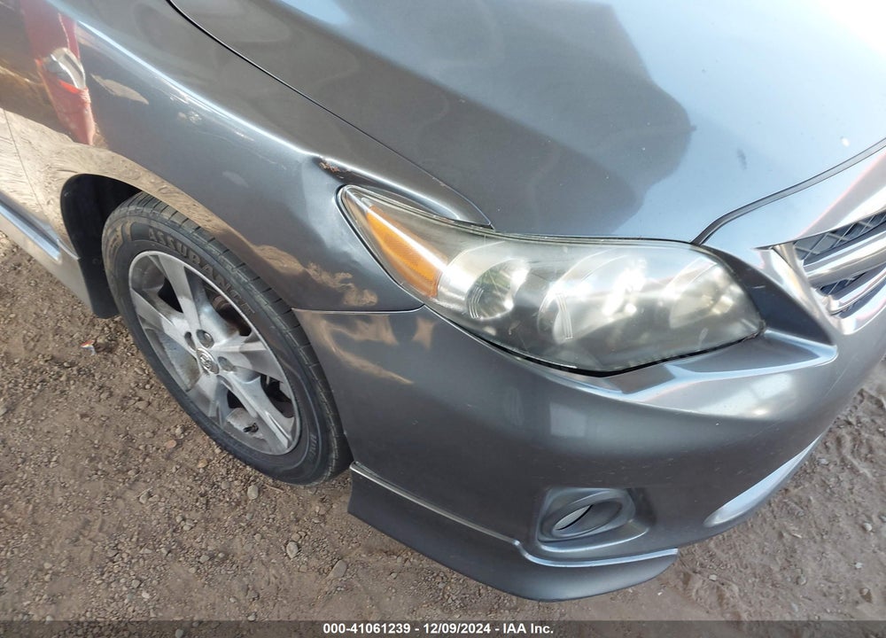 2011 TOYOTA COROLLA S VIN: 2T1BU4EE9BC641617