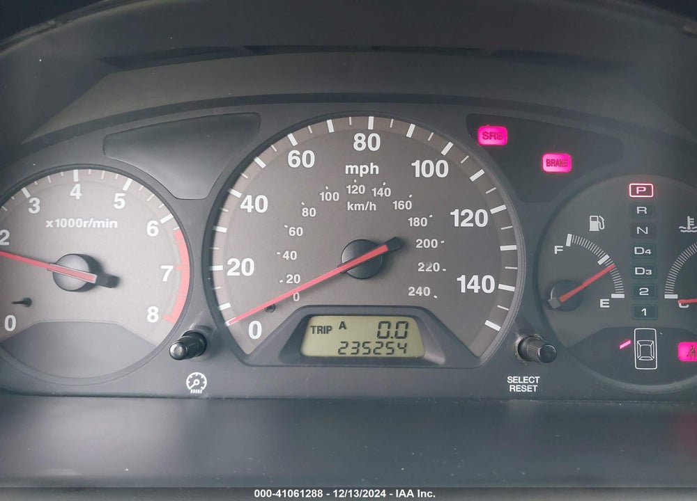 2001 HONDA ACCORD 3.0 EX VIN: 1HGCG22531A005011