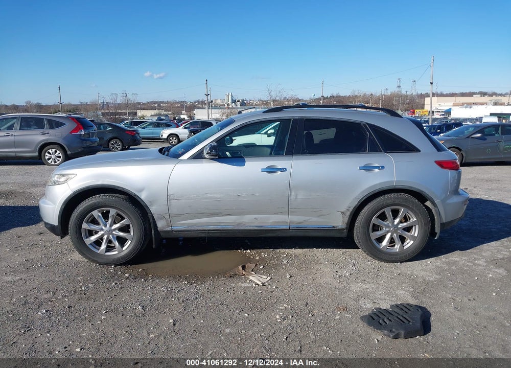 2007 INFINITI FX35 VIN: JNRAS08WX7X201624