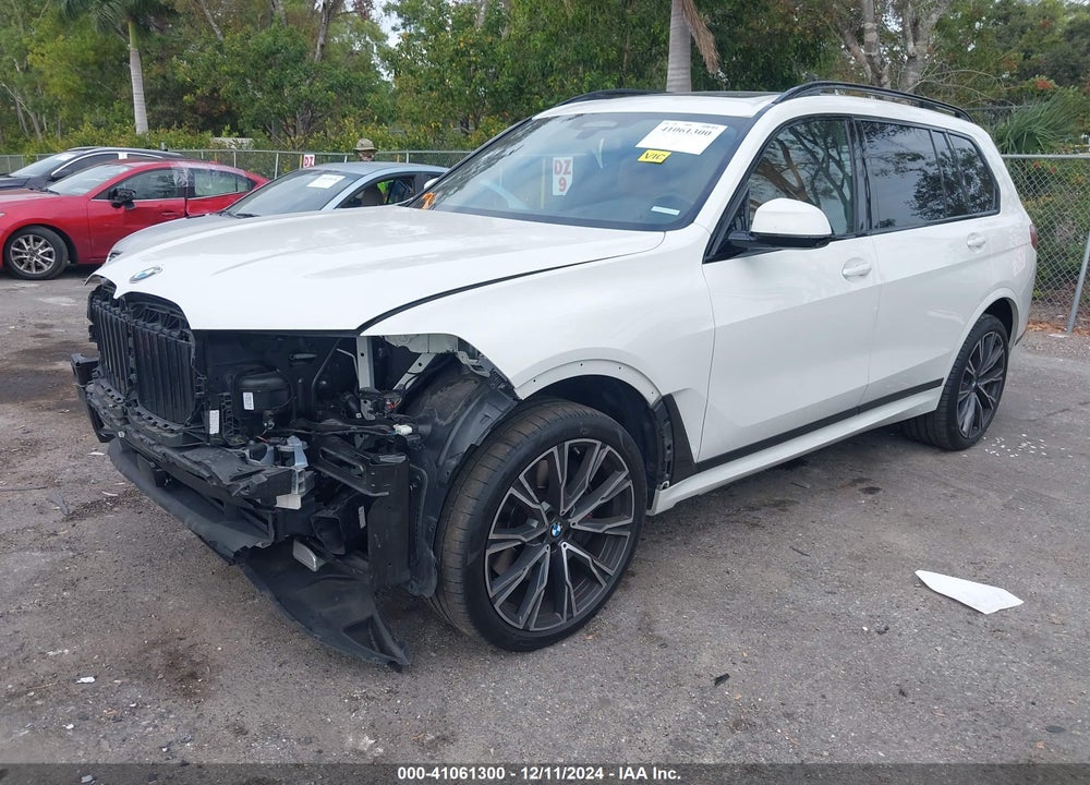 2022 BMW X7 M50I VIN: 5UXCX6C01N9K19610