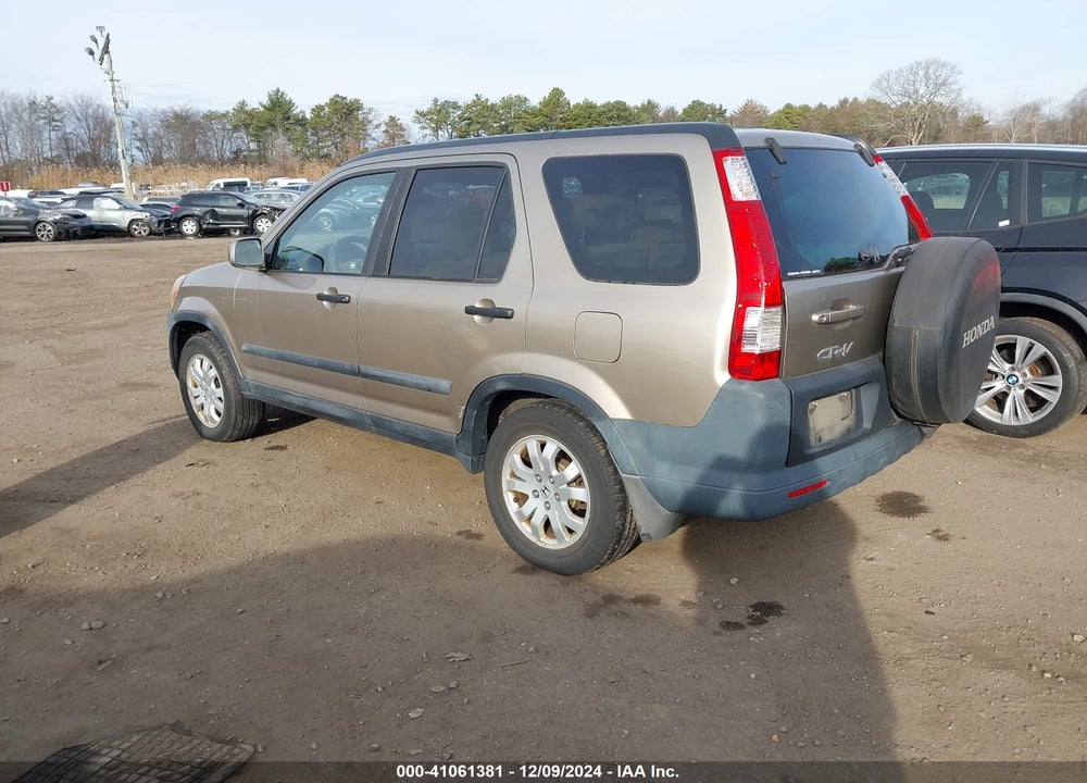 2006 HONDA CR-V EX VIN: SHSRD78886U430845
