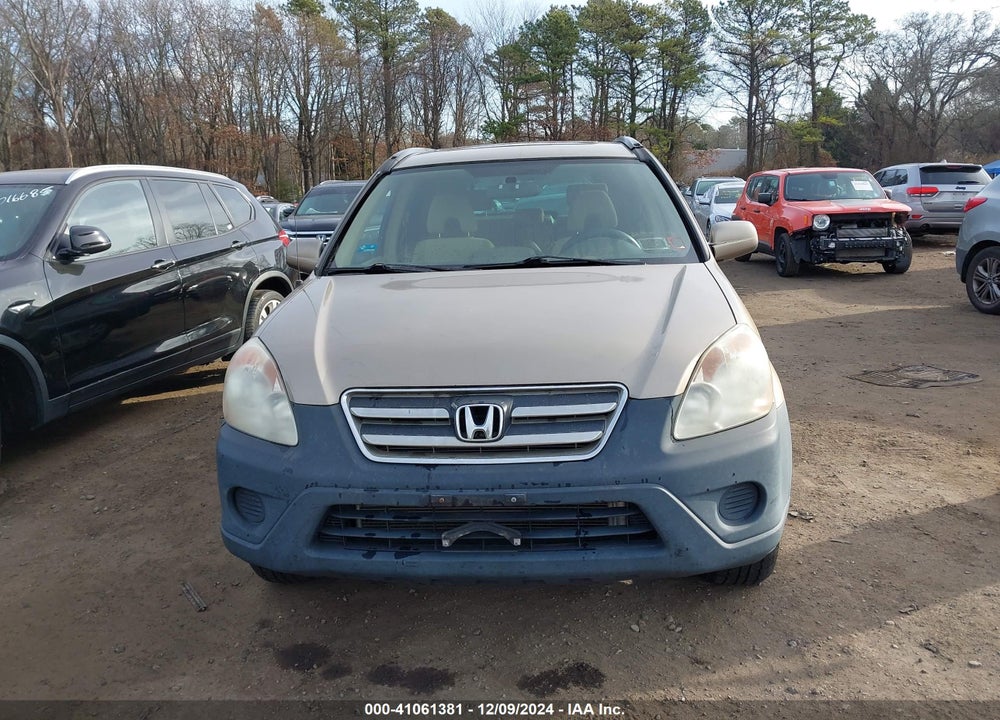 2006 HONDA CR-V EX VIN: SHSRD78886U430845