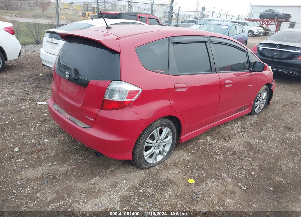 2009 HONDA FIT SPORT VIN: JHMGE88649S009730