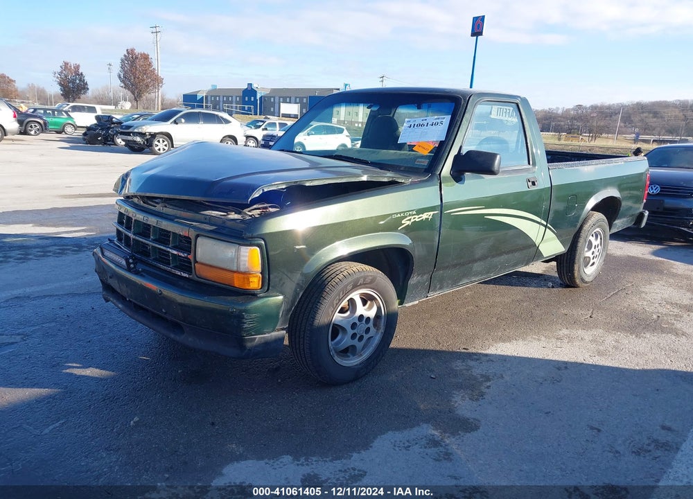 1996 DODGE DAKOTA VIN: 1B7FL26P6TS607384