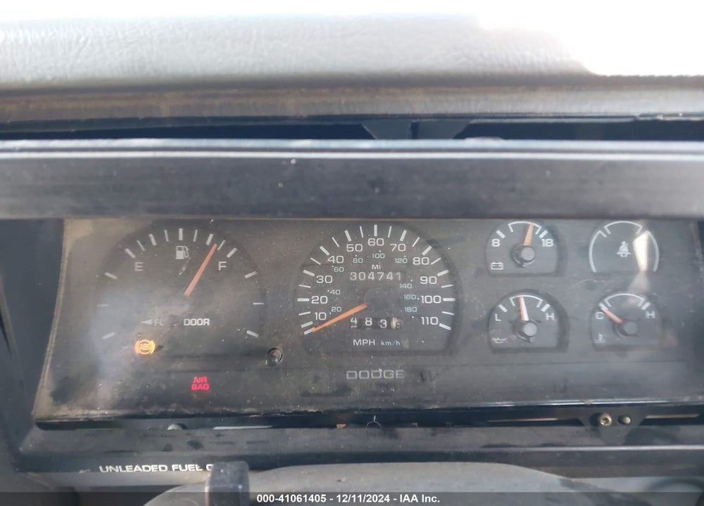 1996 DODGE DAKOTA VIN: 1B7FL26P6TS607384
