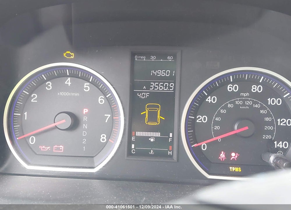 2007 HONDA CR-V EX-L VIN: 5J6RE48777L004194