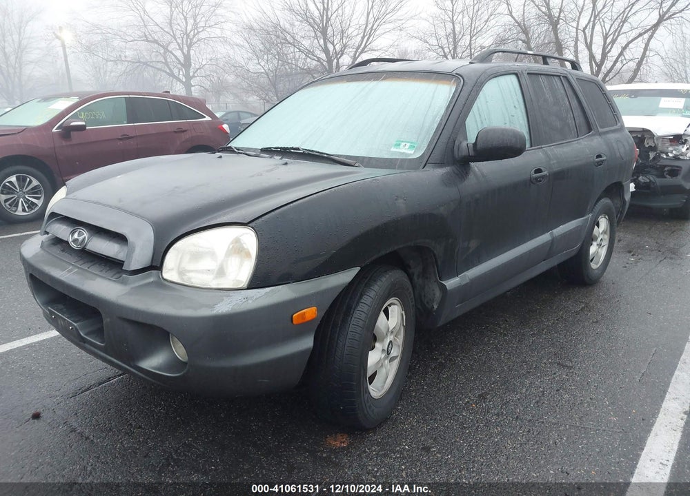 2006 HYUNDAI SANTA FE GLS VIN: KM8SC73D16U038051