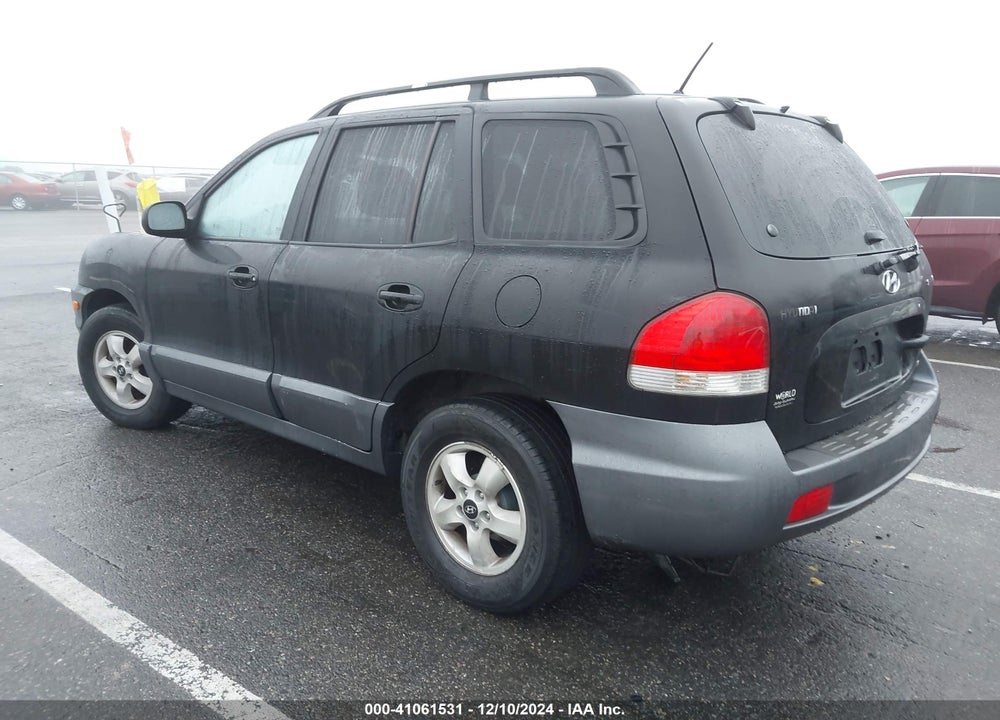 2006 HYUNDAI SANTA FE GLS VIN: KM8SC73D16U038051