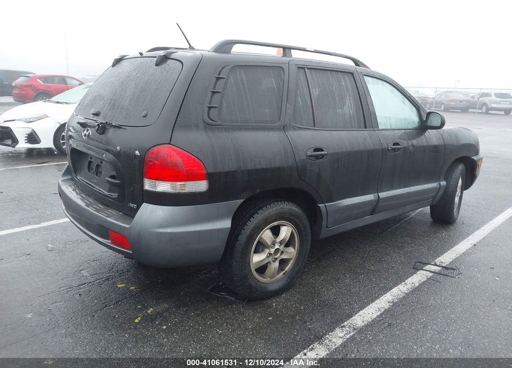 2006 HYUNDAI SANTA FE GLS VIN: KM8SC73D16U038051