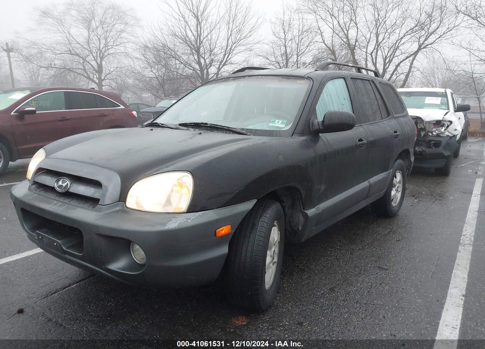 2006 HYUNDAI SANTA FE GLS VIN: KM8SC73D16U038051