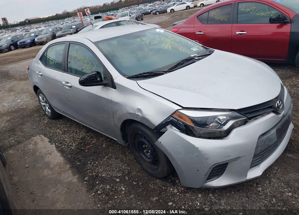 2016 TOYOTA COROLLA LE VIN: 2T1BURHE6GC670475