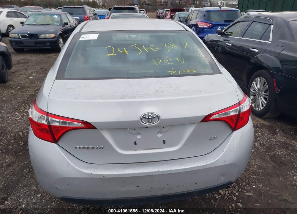 2016 TOYOTA COROLLA LE VIN: 2T1BURHE6GC670475