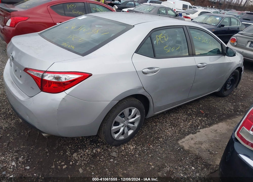 2016 TOYOTA COROLLA LE VIN: 2T1BURHE6GC670475