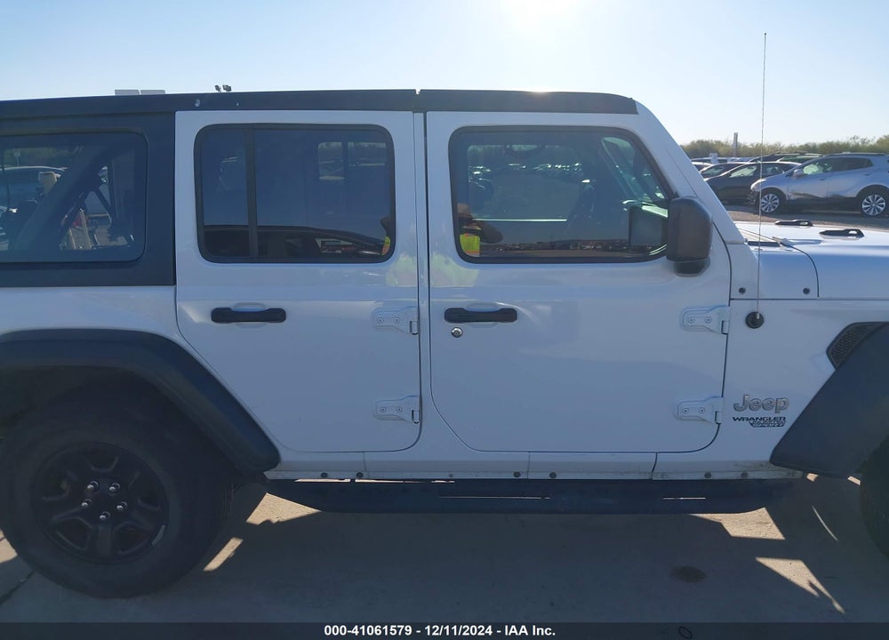 2019 JEEP WRANGLER UNLIMITED SPORT 4X4 VIN: 1C4HJXDGXKW663785