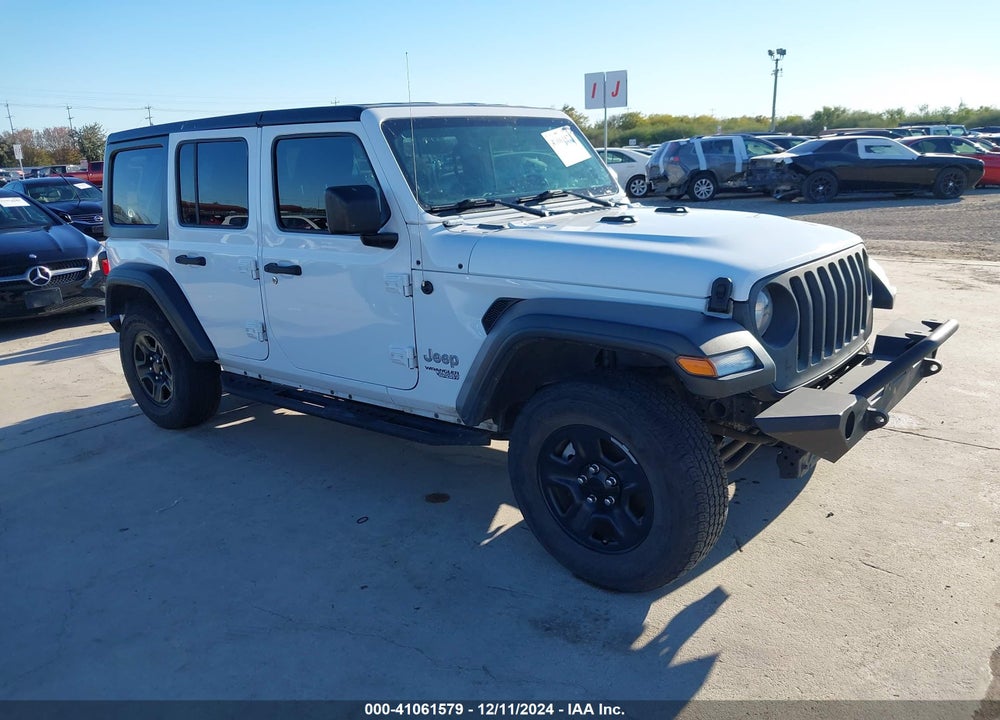 2019 JEEP WRANGLER UNLIMITED SPORT 4X4 VIN: 1C4HJXDGXKW663785