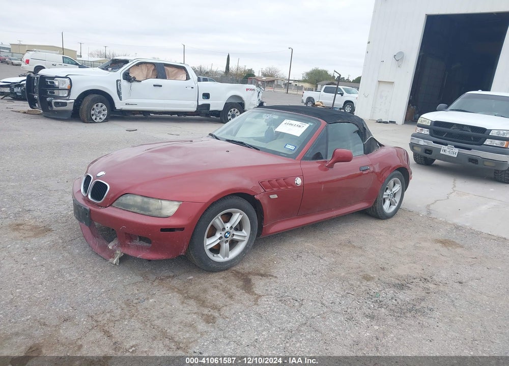 2000 BMW Z3 2.3 VIN: 4USCH9342YLG04696