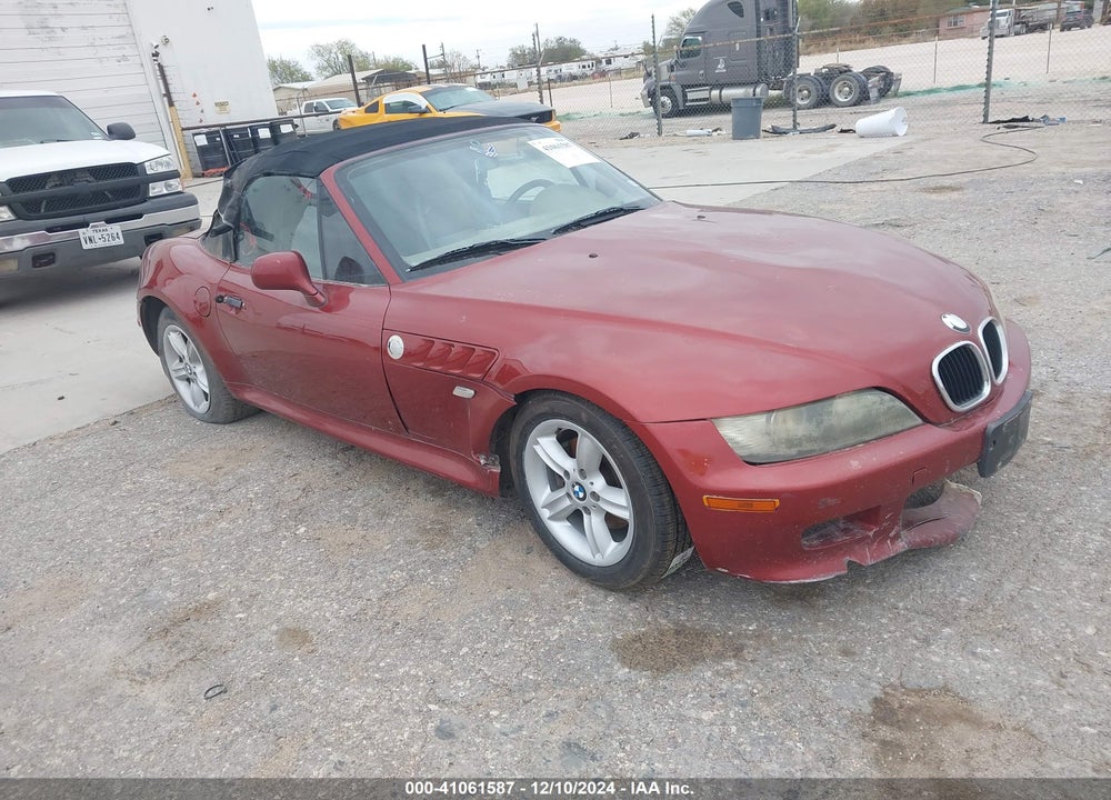2000 BMW Z3 2.3 VIN: 4USCH9342YLG04696