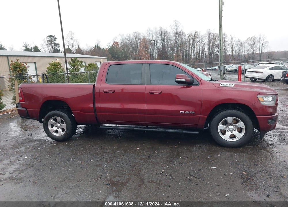 2019 RAM 1500 BIG HORN/LONE STAR 4X4 6'4 BOX VIN: 1C6SRFMTXKN719341