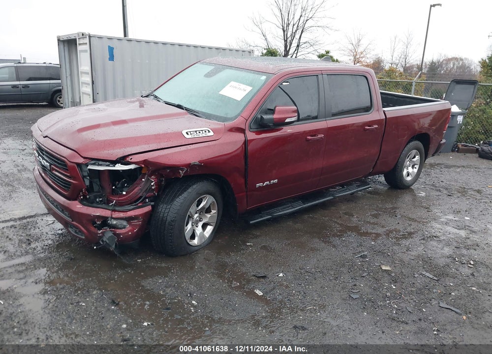 2019 RAM 1500 BIG HORN/LONE STAR 4X4 6'4 BOX VIN: 1C6SRFMTXKN719341