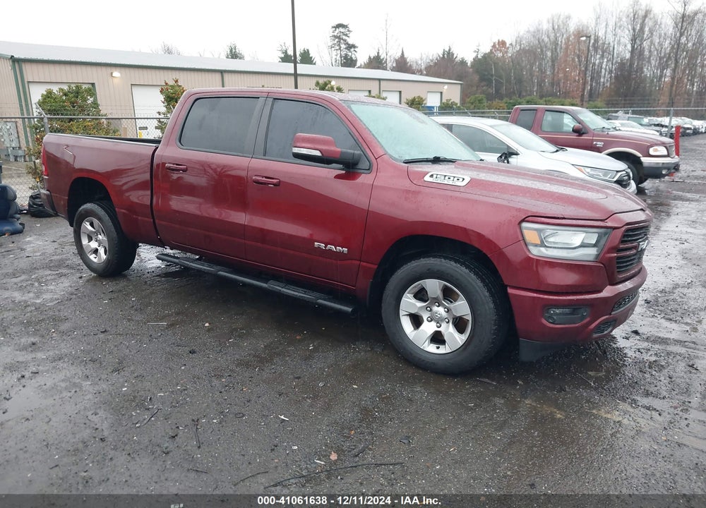 2019 RAM 1500 BIG HORN/LONE STAR 4X4 6'4 BOX VIN: 1C6SRFMTXKN719341