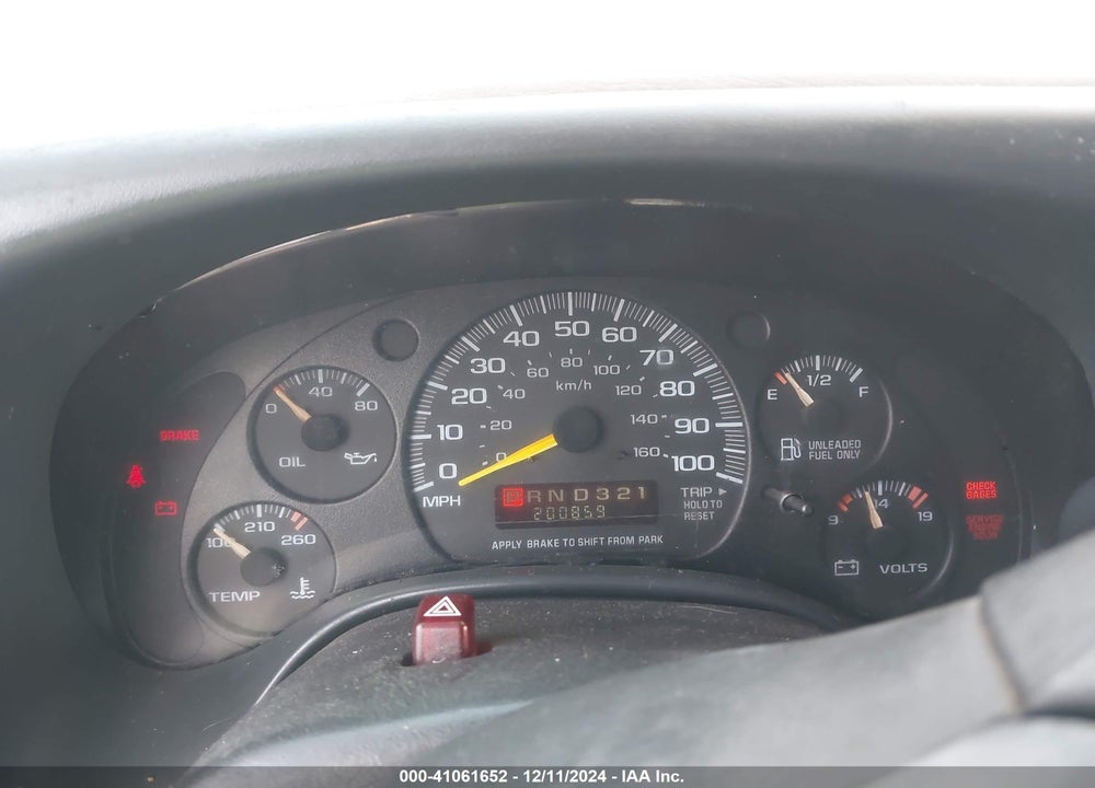 2000 GMC SAVANA VIN: 1GTFG25M6Y1901781