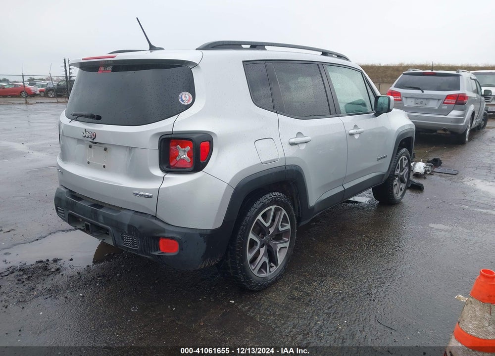 2015 JEEP RENEGADE LATITUDE VIN: ZACCJBBT0FPB67425