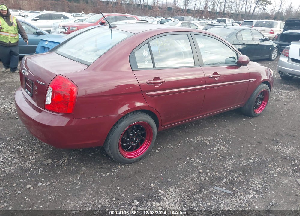 2010 HYUNDAI ACCENT GLS VIN: KMHCN4AC6AU457349