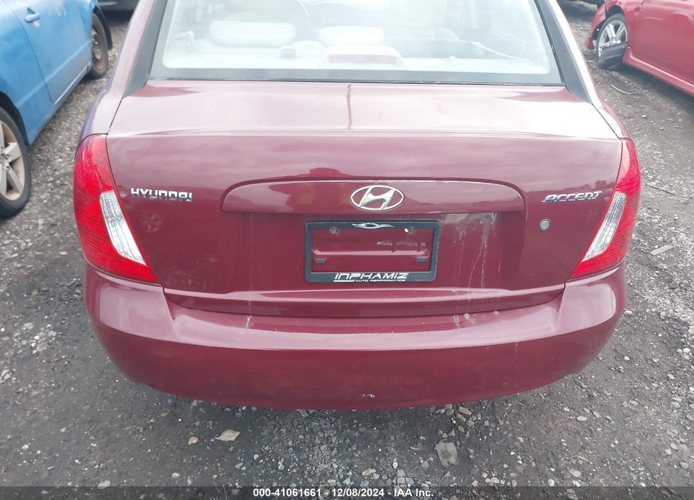 2010 HYUNDAI ACCENT GLS VIN: KMHCN4AC6AU457349