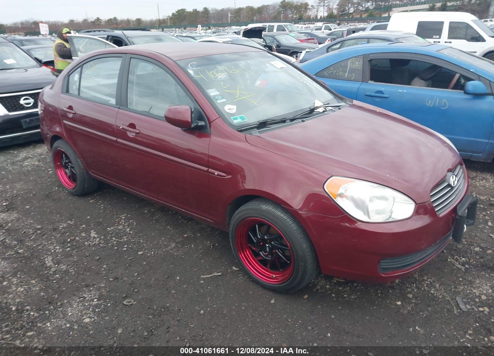 2010 HYUNDAI ACCENT GLS VIN: KMHCN4AC6AU457349